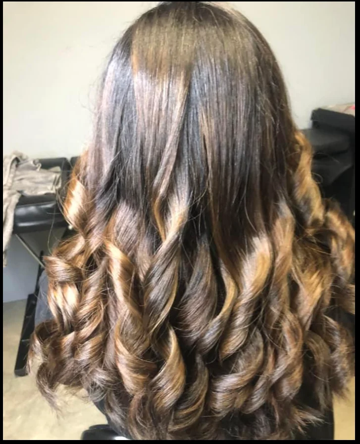 Styled curls
